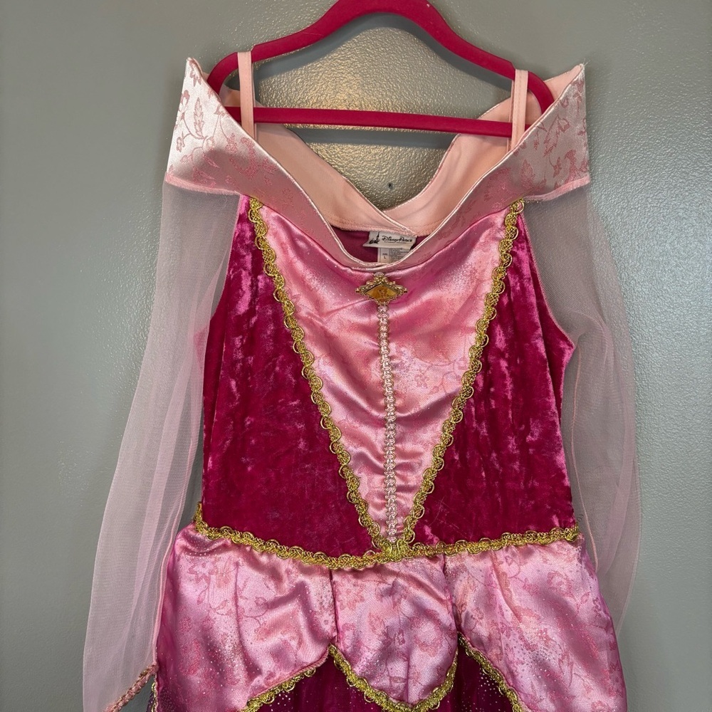 Disney Parks Large Sleeping Beauty Princess Aurora Dress Up Costume Pink - Picture 2 of 6